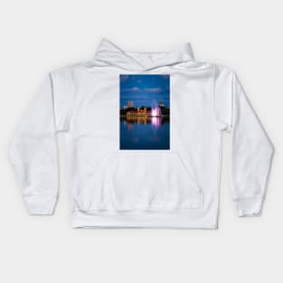 Blue Hour in City Park Kids Hoodie